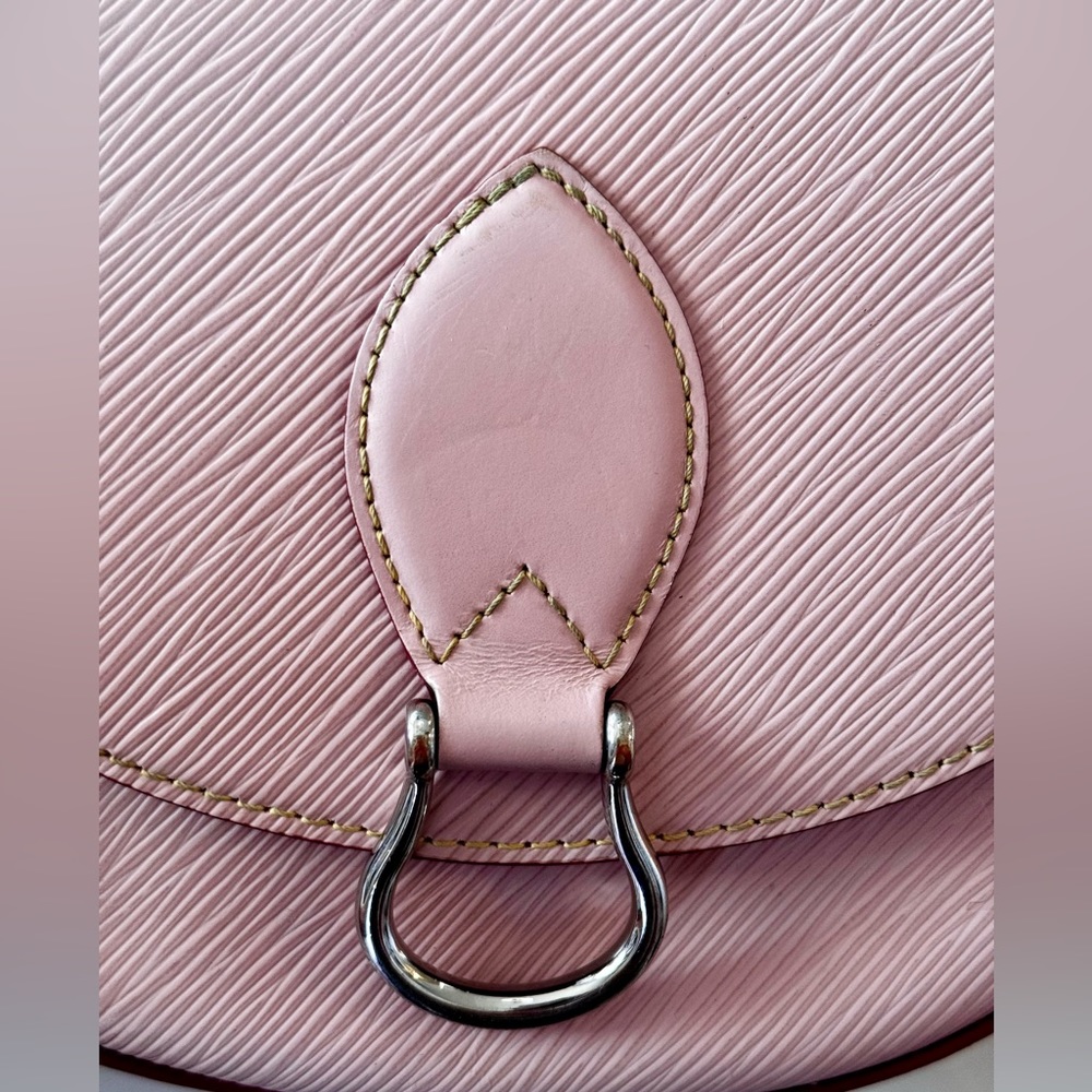 SOLD ๐ULTRA RARE Louis Vuitton Saint Cloud NM Bag Pink Epi Leather - Picture 9 of 16